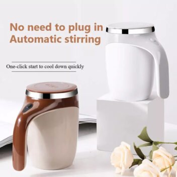 automatic magnetic stirring cup rechargeable stainless steel smart mug