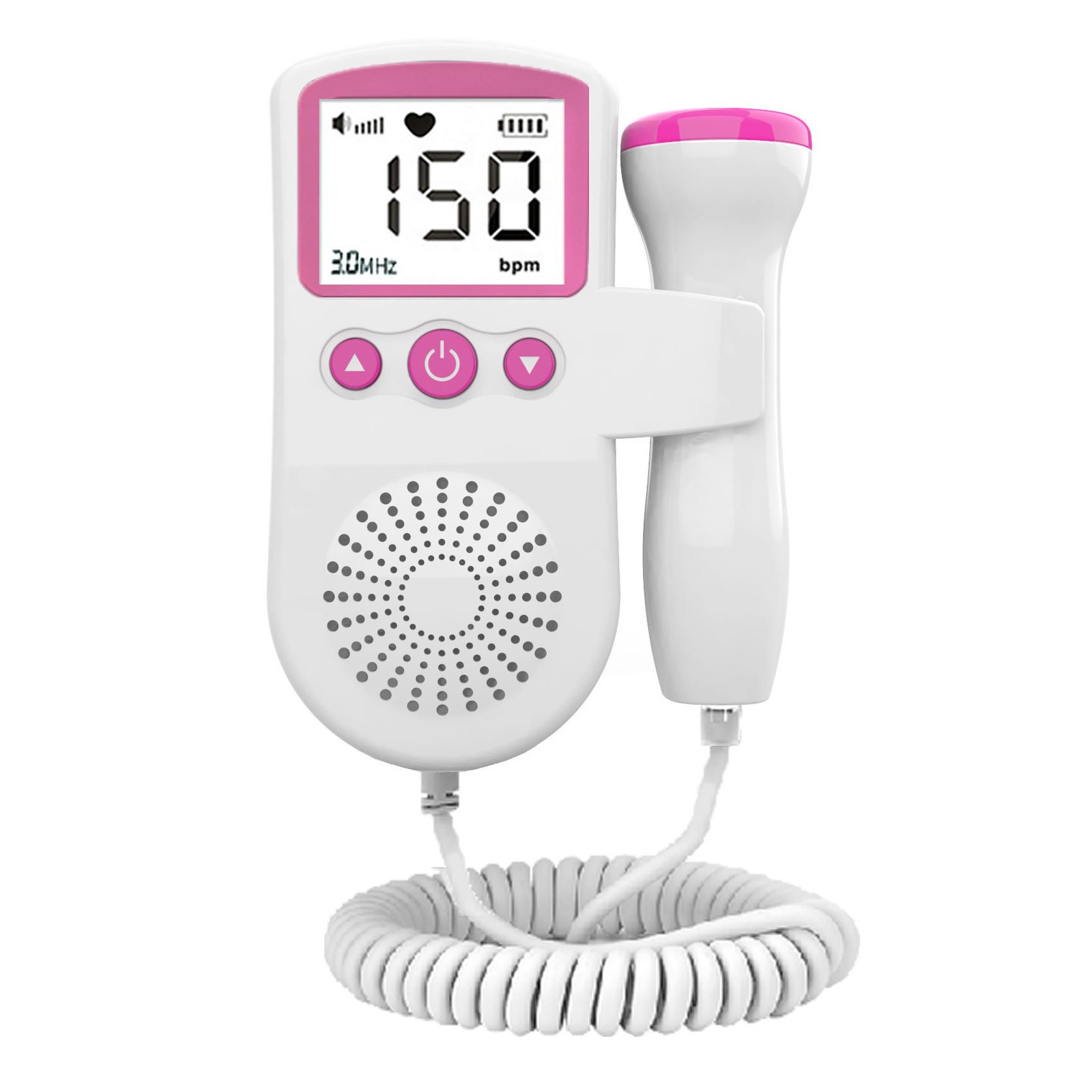 Fetal Heart Rate Monitor – Portable Pregnancy Baby Heartbeat Detector - Image 4