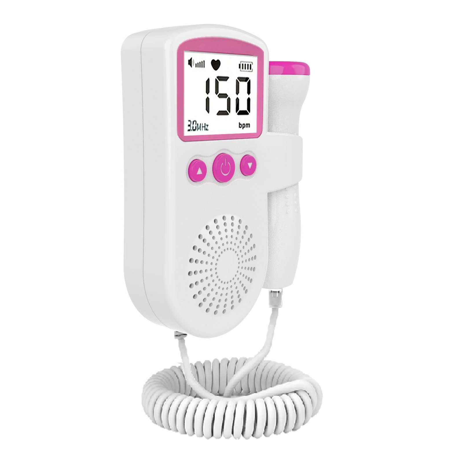 Fetal Heart Rate Monitor – Portable Pregnancy Baby Heartbeat Detector - Image 2